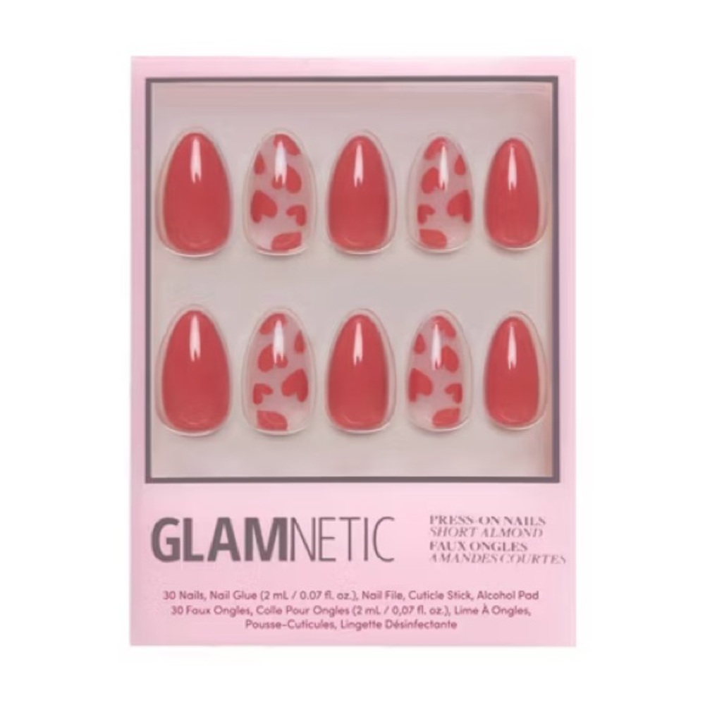 Glamnetic Love-Me Red Press-On Nails